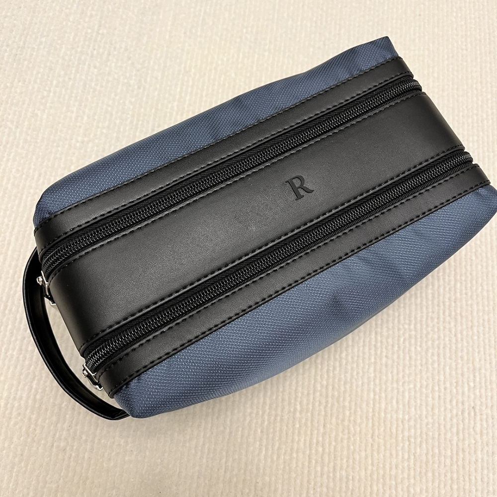 Designer Women Lady Double Zipper Makeup Bag Box Classic Cosmetic Beauty Pouch Organizer Box Storage Case VIP Gift Box
