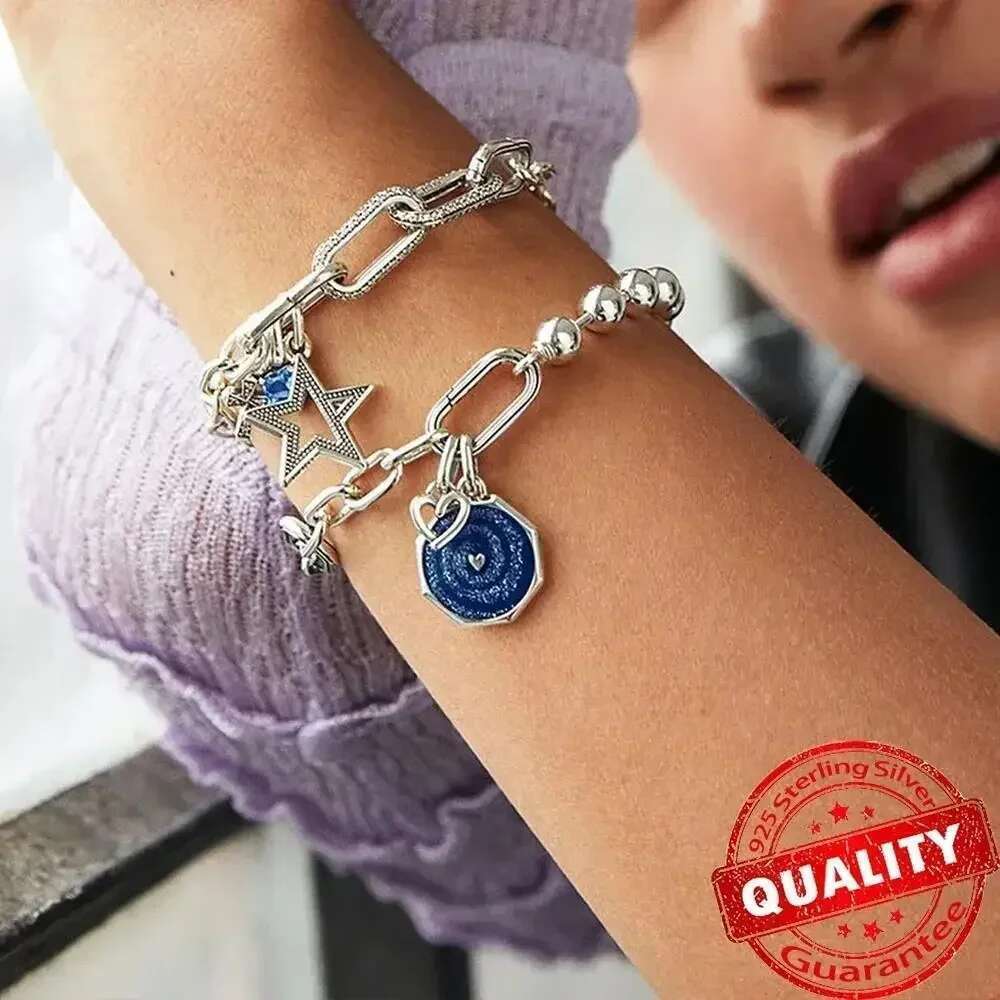 Classic 925 Sterling Silver Charms beads Wheel Eye Star Mini Dangle Charm Fit ME Bracelet DIY Jewelry Charm Making