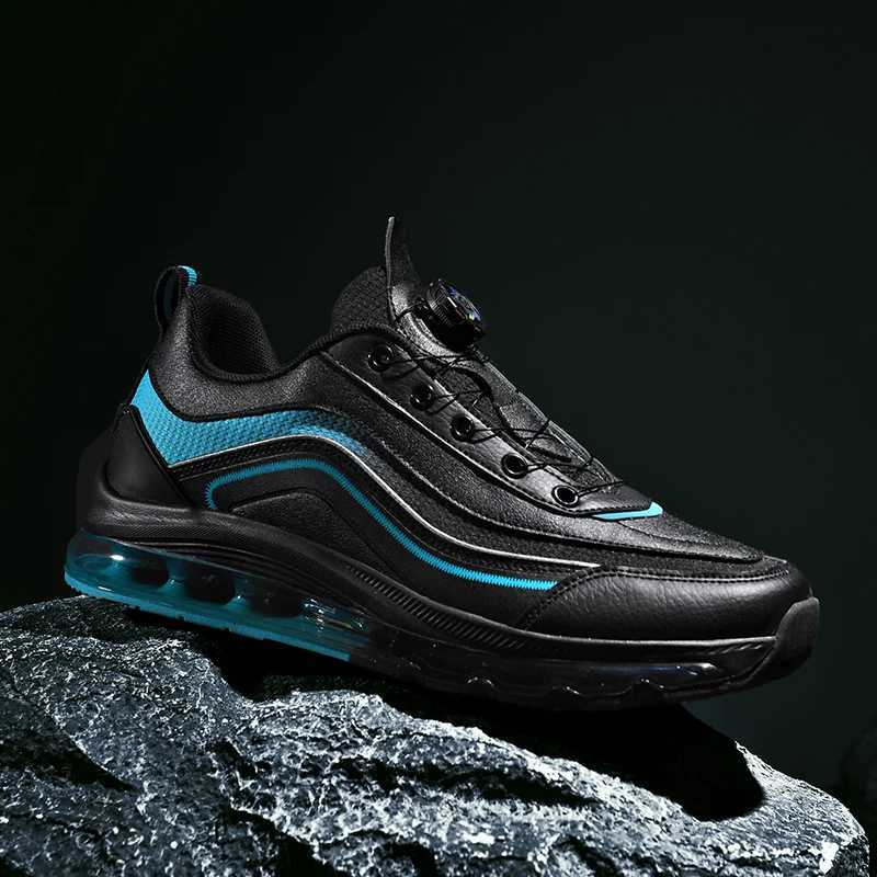 Leather Mens Cushioning Running Shoes for Men Big Size Waterproof Jogging Sports Shoes Non-slip Gym Sneakers Men Walking Shoes Z250411