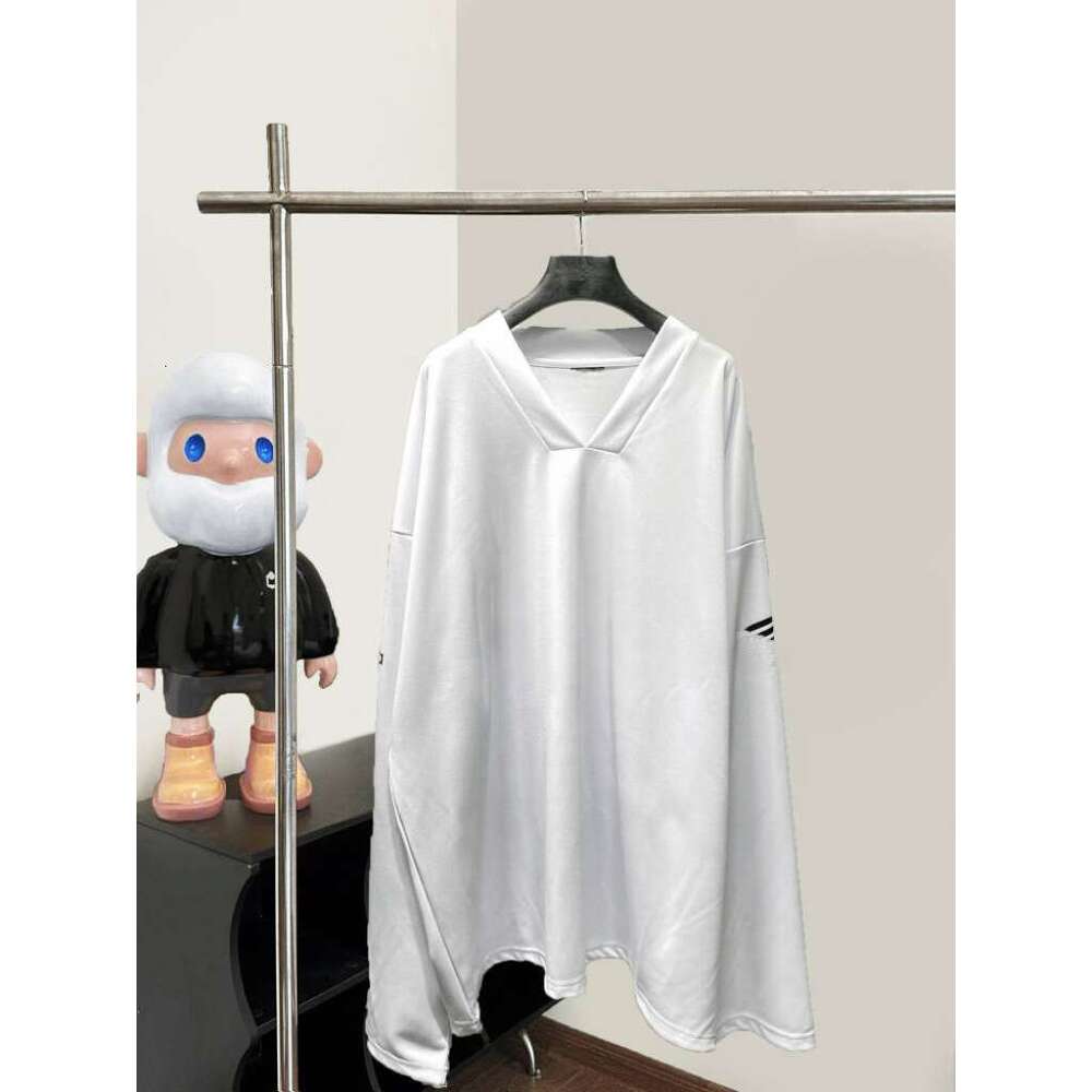 3M Reflective Pattern Pure Cotton Long Sleeved Men's And Women's Version Loose T-Shirt