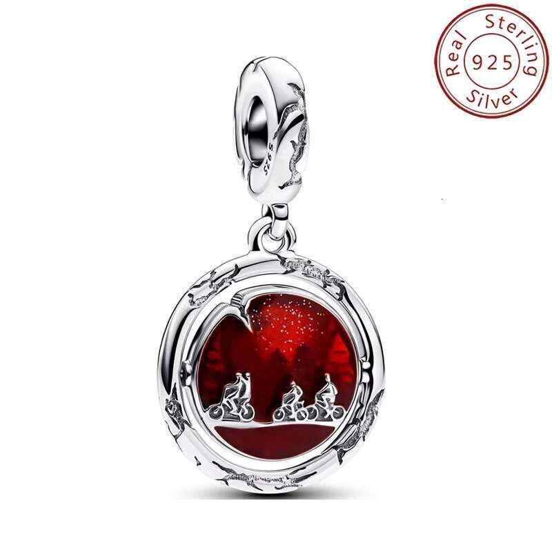HOT Toys Stranger Things 925 Sterling Silver Charms Beads Fit Womens S925 Snake Stranger Things Bracelet DIY Jewelry Pendant Gifts