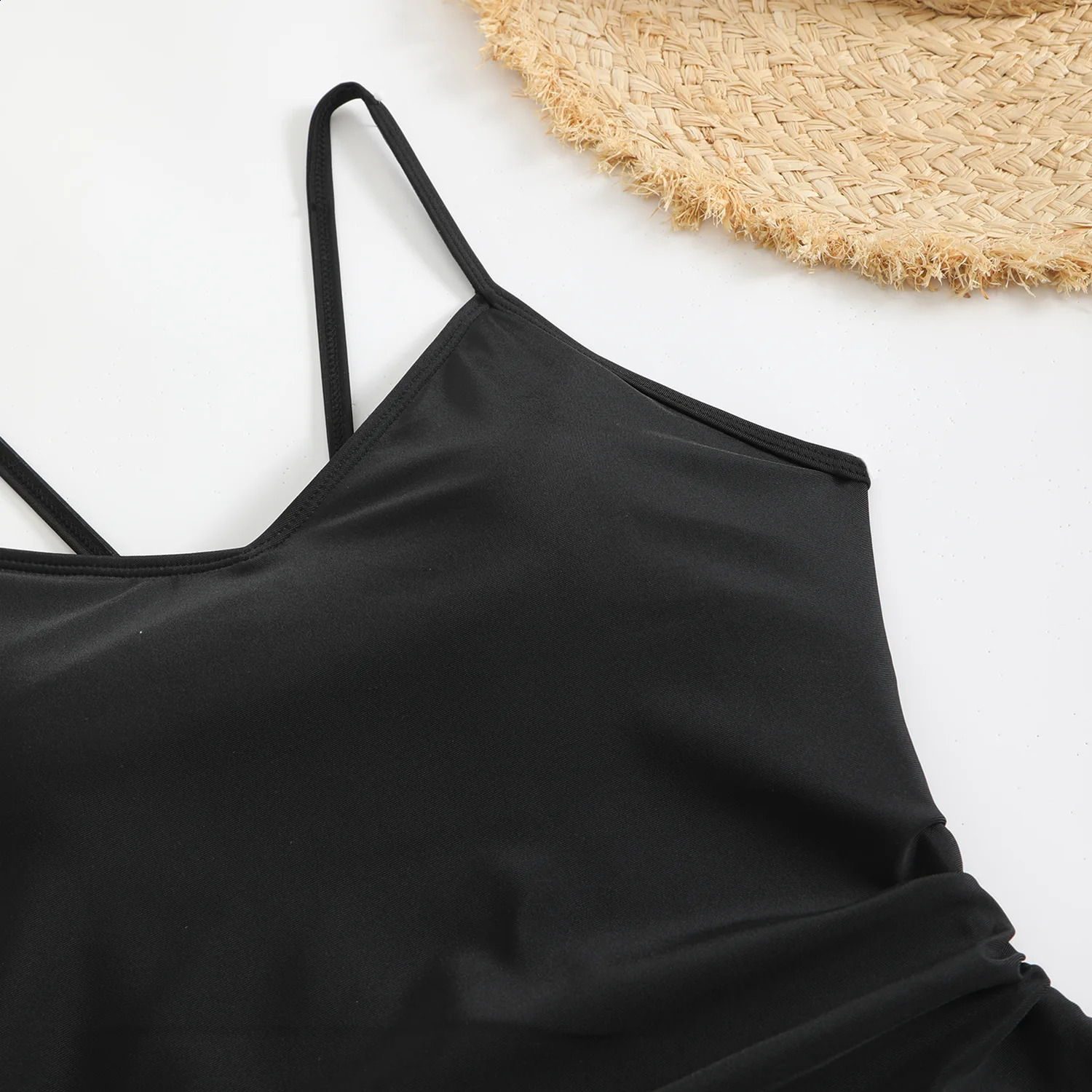 brown onepiece swimsuit womens thong sexy backless Monokini beach black and white 250409