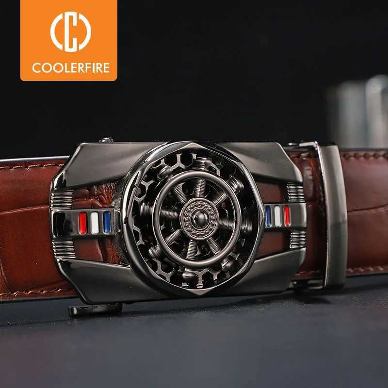 Mens genuine leather belt brand luxury stone pattern high-quality business work authentic mens buckle ZD121 X2503141