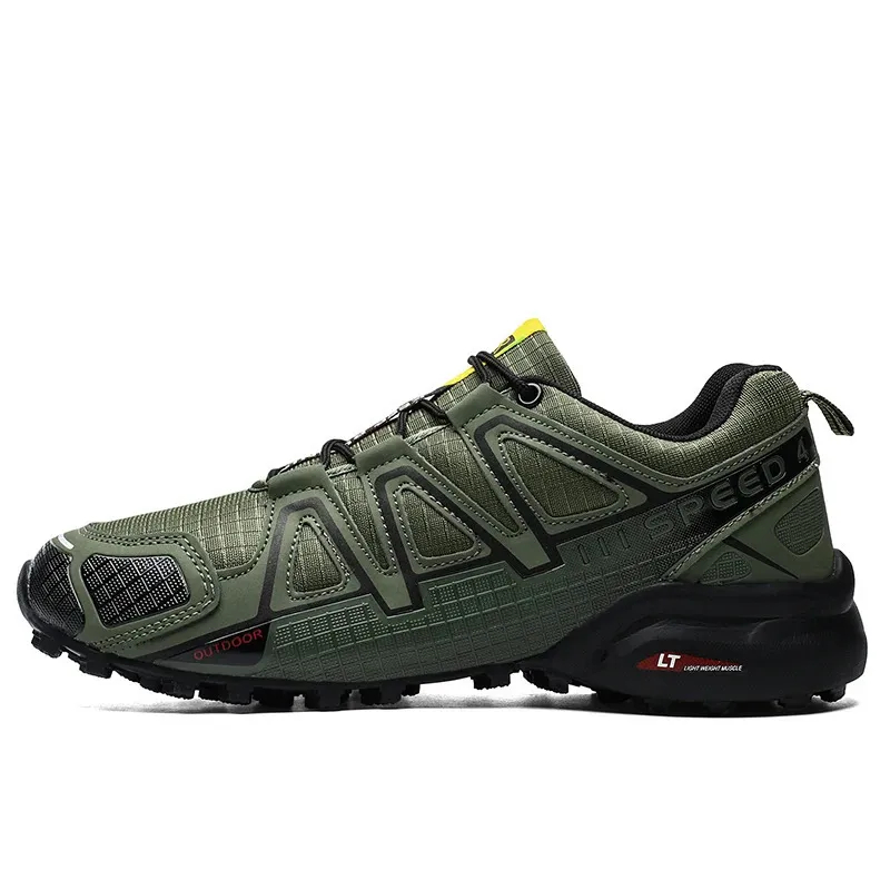 Men Cross-Country Sneakers Man Quality Mens Outdoor Hiking Shoes Trail Running Speed Mens Athletic Shoe Non Slip Cycling Sports