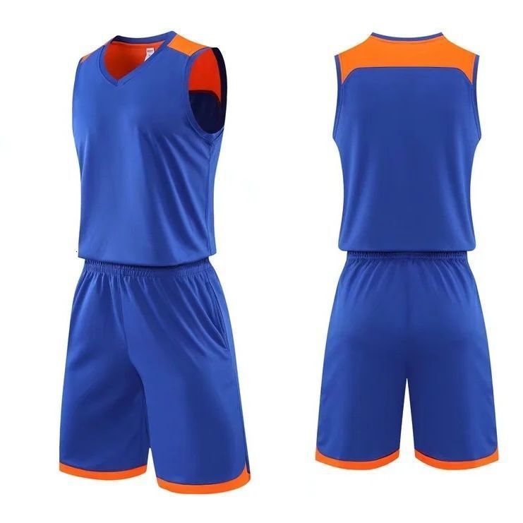 tracksuit Customized printed sports vest set for children's adult basketball suit, quick drying breathable running jersey