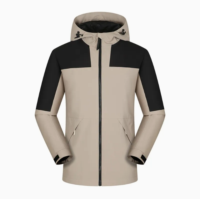 Men's Fashion Mountaineer Jacket - Durable Windproof Outerwear for Hiking & Cycling Activities