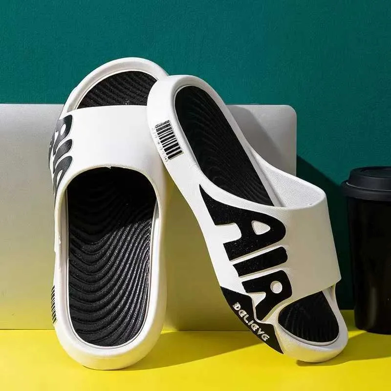 2025 new Slippers Mens slippers home sandals couples household thick soles anti slip wear-resistant soft sandals indoor coconut shoes S2460586