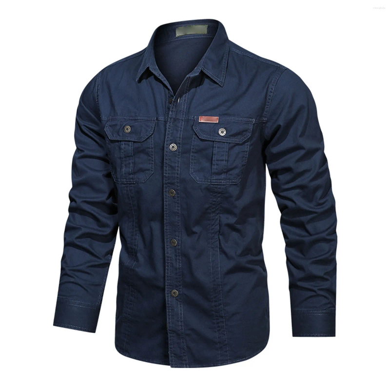 Mens Casual Shirts Fashion Classic Basic Slim Shirt Long Sleeve Cotton Regular Fit Business Chemise Hommes De Luxe