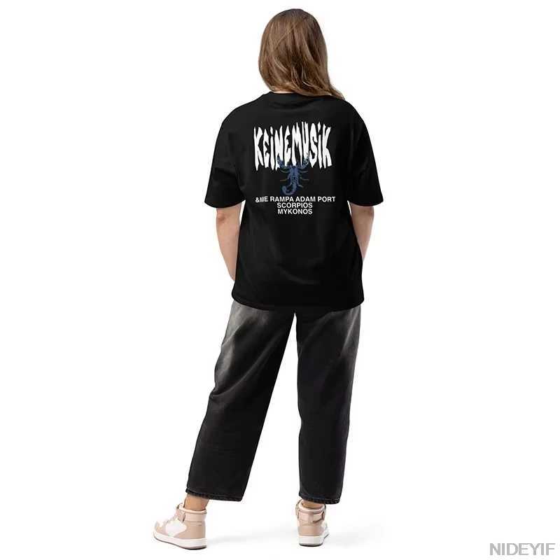 Summer Keinemusik X Pacha T Shirt Men Women Fashion Street Cotton Short Sleeve Tee Men Hip Hop Tops Clothes Sportwear P5T250314
