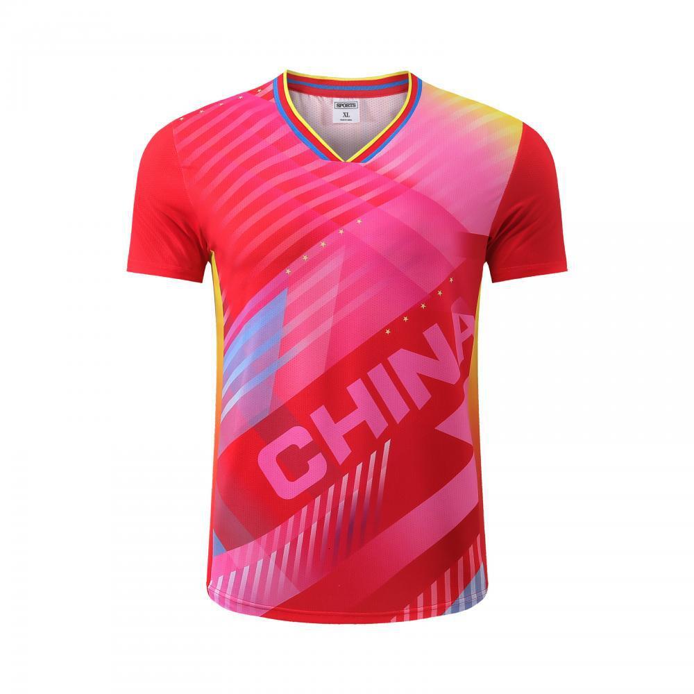Ice silk spandex quick drying children's adult table badminton tennis training suit customized printing tracksuit