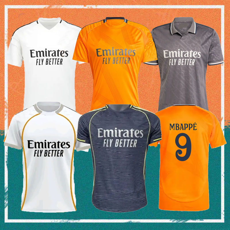 Player Version 24/25/26 MBAPPE CAMAVINGA RODRYGO real Soccer Jersey 2025 Madrids Home VALVERDE BELLINGHAM VINI JR MODRIC Shirt RUDIGER TCHOUAMENI Football uniform