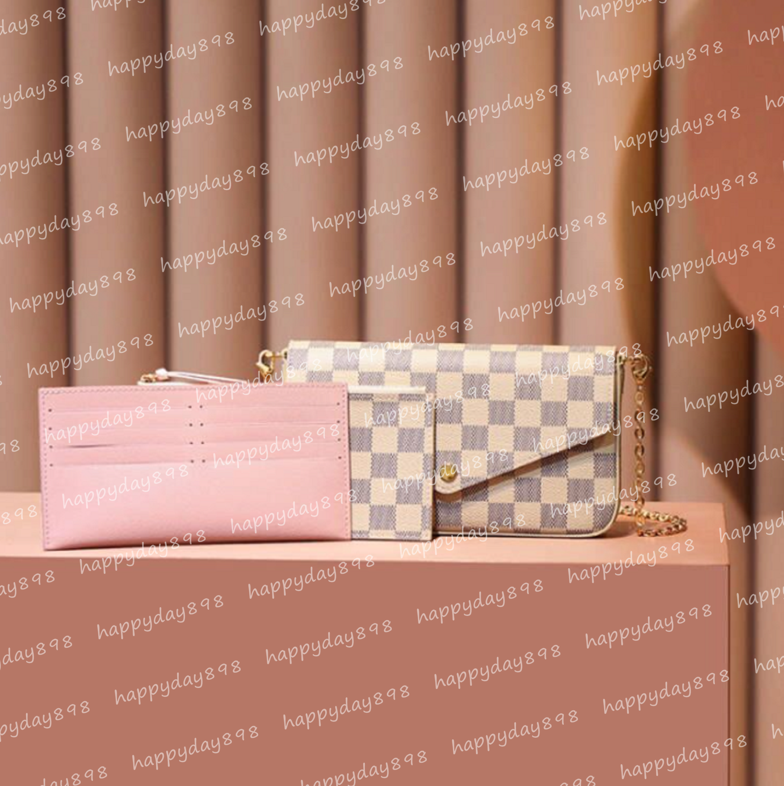 Luxurys Designer Bag 3pcs/set Accessories Women Bags Handbag Crossbody Leather female Purse Fashion Flower Lady Shoulder Bag Wallet With Box