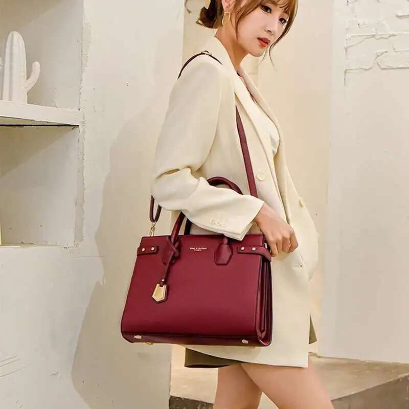 Ladies Genuine Leather Bags 2025 - Women's Top-Handle Crossbody hot Bag, Elegant Handbag for Daily Use