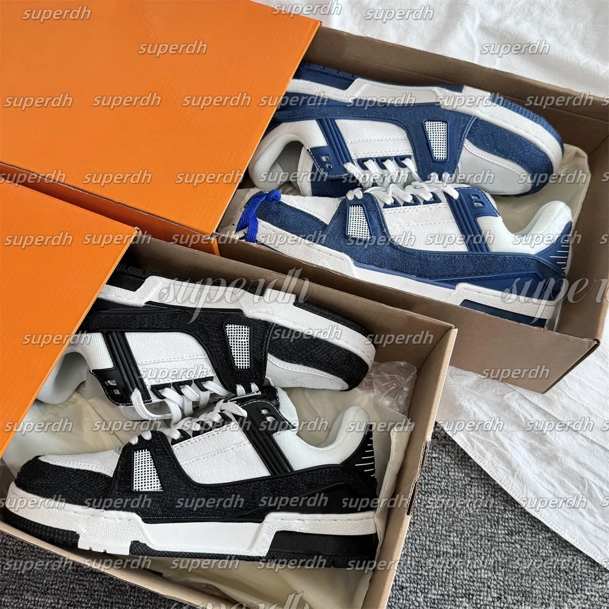 trainers Skate Sneakers Designer Trainer Sneaker Casual Runner Shoe Outdoor Leather Flower Running Fashion Classic Women Men Shoes Size 36-45