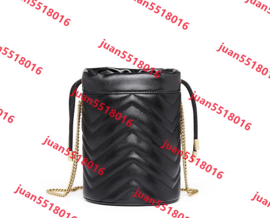 dhgate Mini Bucket Bag Women Drawstring Handbag Shoulder Bags Purse Canvas Leather Pouch Classic Lettered Gold Hardware Crossbody Hand Bags Removable Strap