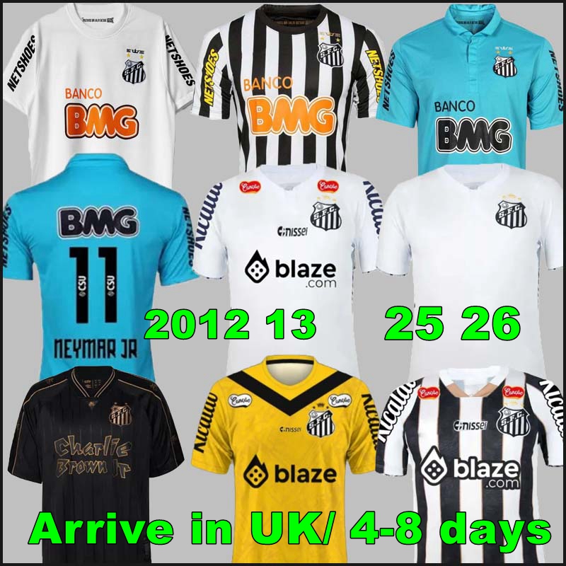 1912 2011 2012 2013 Santos retro soccer jersey 11 12 13 NEYMAR JR Ganso Elano Borges Felipe Anderson vintage classic football men and kids shirts jersey 25 26