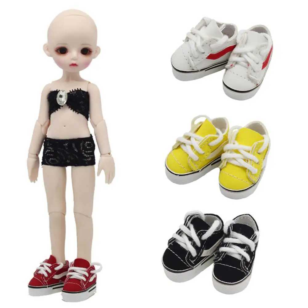 4*1.8cm Doll Boots Toy Shoes for 17cm Labubu Macaron 15cm EXO Dolls1/6 BJD Doll Shoes Accessories Doll ToysT250313
