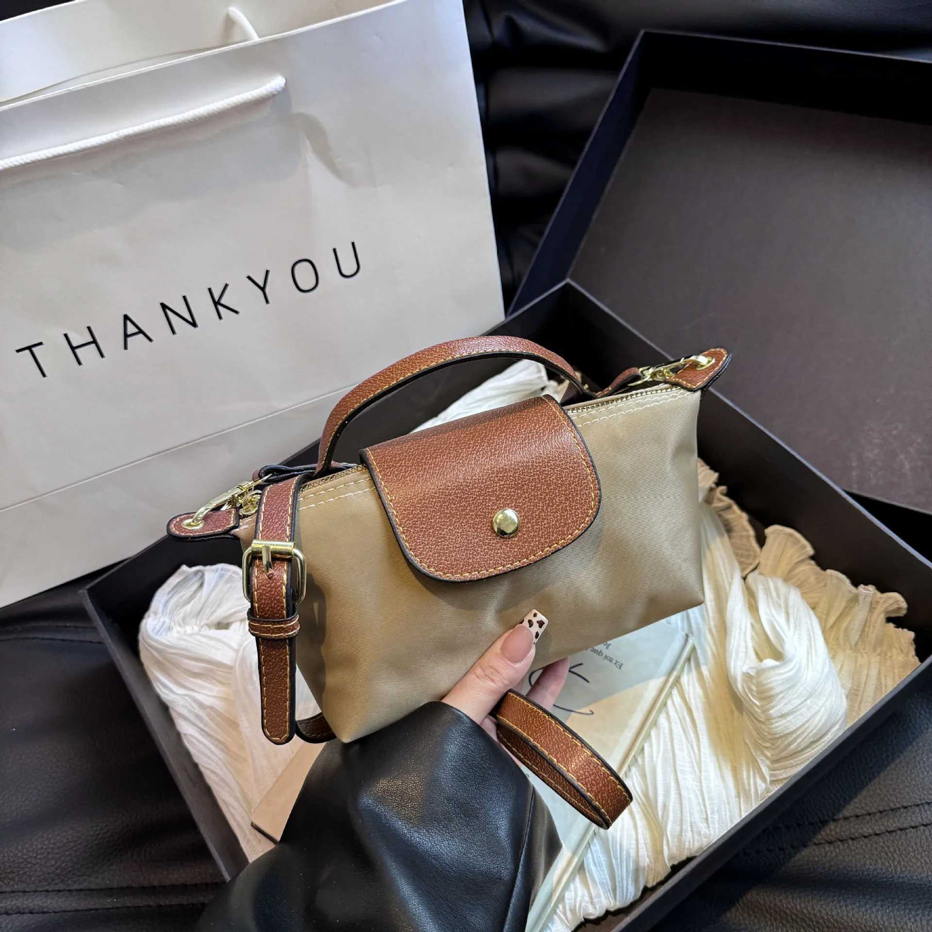 2024 Oxford Cloth Garbage Dragon Mini Fashionable Nylon Comparison Simple Shoulder Bag Fashionable Cross Body Bag Y250314