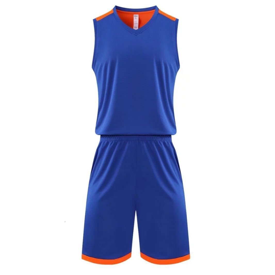 tracksuit Customized printed sports vest set for children's adult basketball suit, quick drying breathable running jersey