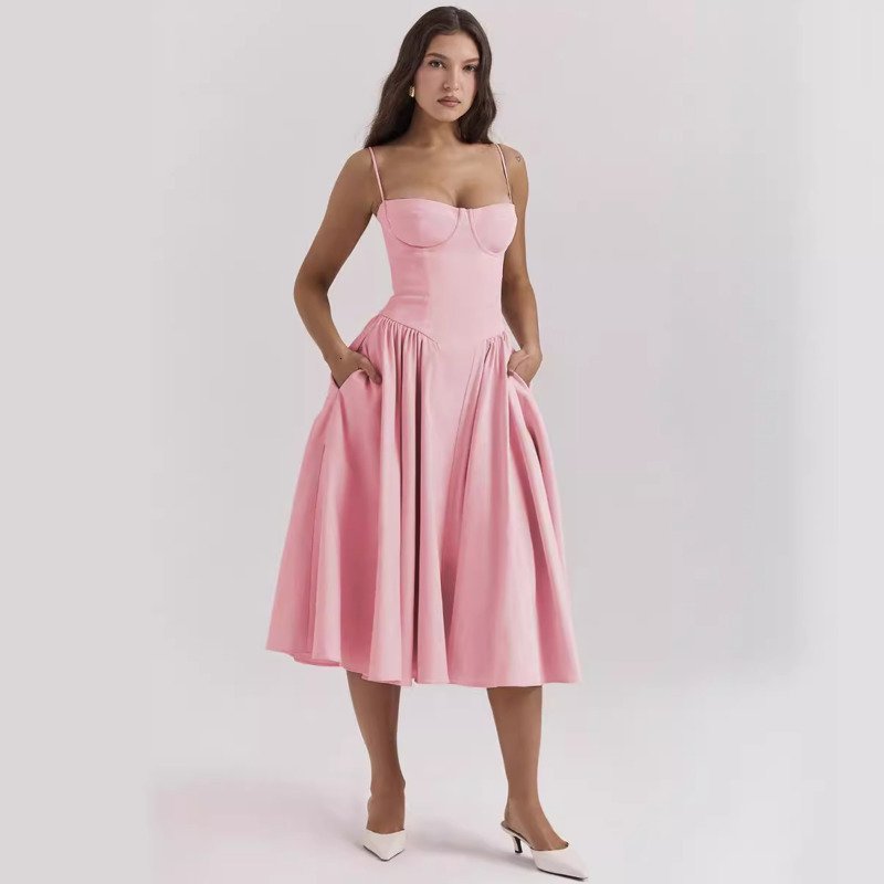 Summer Dresses For Woman Designer Clothing Womens Sexy Evening Party Dress Elegant Lady Long Skirt