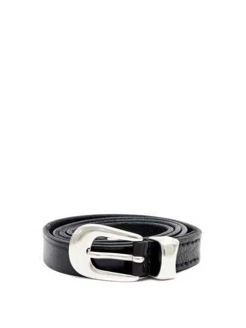 Mo Wen buckle belt black 2cm belt X250314
