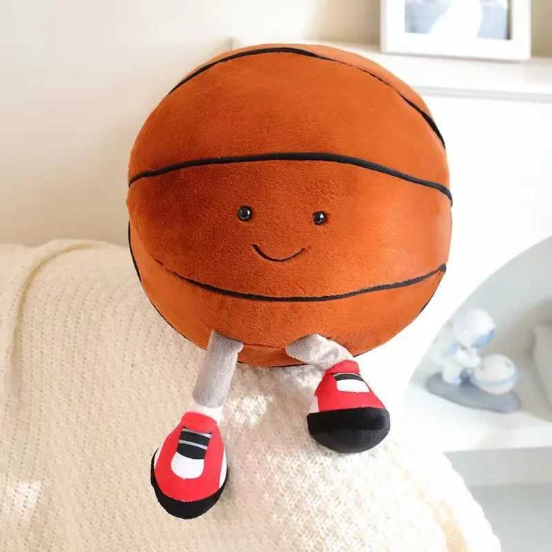 Cross-border New Fun Sports Plush Toys Basketball Plush Doll Childrens Gifts Soccer Baby DollXJ250314