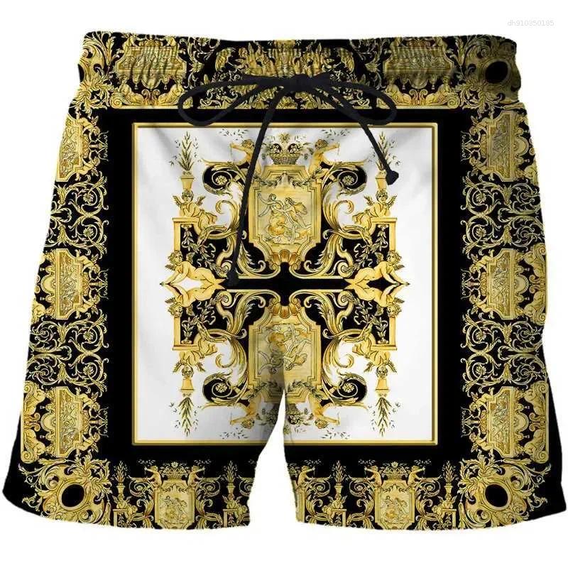 Men's Shorts 2025 Beach Pants Color Snake 3D Printed Summer Breathable Fitness Street Retro