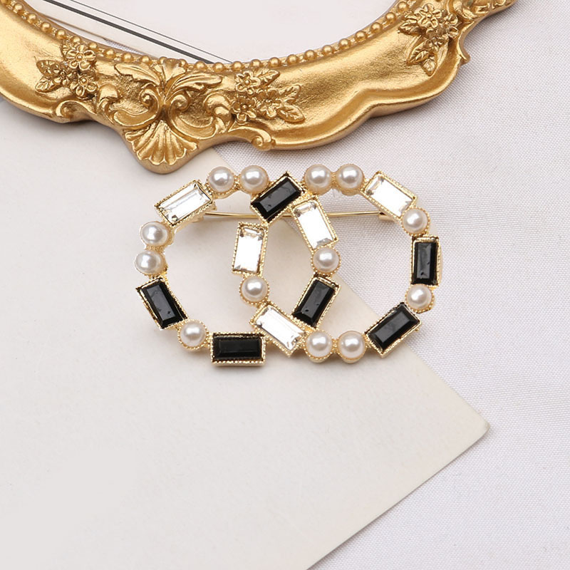 Women Vintage Brooch Crystal Brooches Pearl Rhinestone Flower Pins Suit Laple Pin Fashion Jewelry Wedding Accessories Gifts Wholesale 20Styles