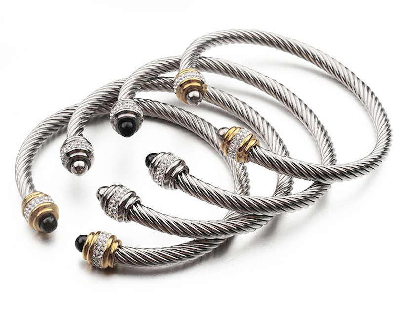 Twisted wire cable bracelet S925 bangle luxury Gift designer jewelry women men cuff Stainless Steel holiday High quality Wristband Open style