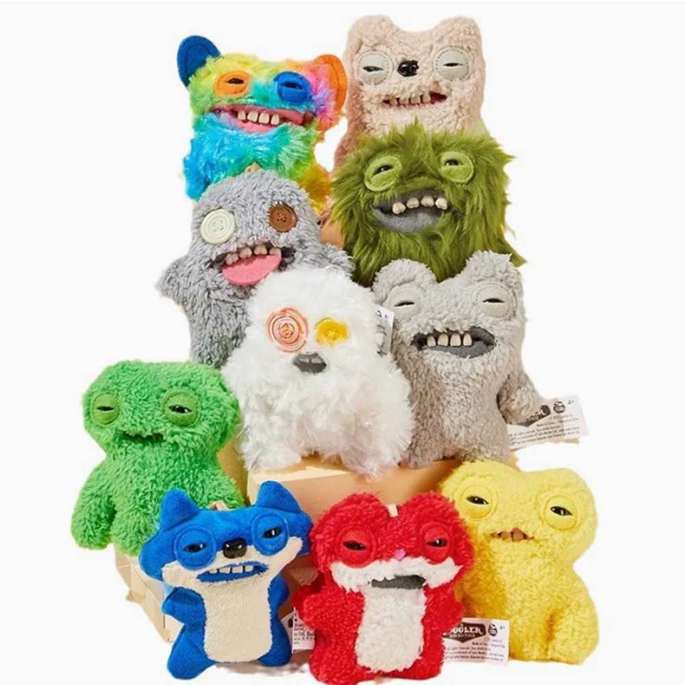 Original Fuggler Fun Ugly Monster Plush Doll Crazy Rabbit Cute Teeth Star Monster Filled 11cm Peluche Toy GiftXJ250314