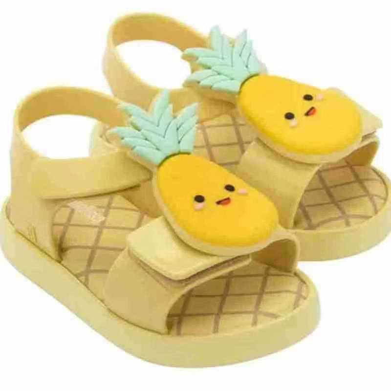 Sandals Melissa childrens jelly sandals avocado boys fruit Baby Beach SandalsY250315CNSN