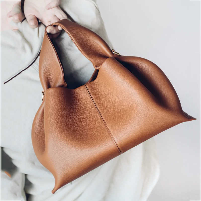 2 sizes Cloud Bag Number Nine Lychee Patterned Cowhide designer bags Dumpling bags luxurys Handbag Crossbody Bag Pole bags 250315