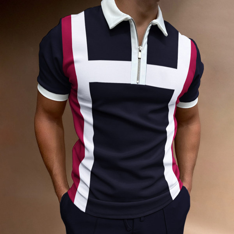 2025 designer stripe polo shirt t shirts polos mens High street fashion luxury T-shirt S-23XL Vintage Striped Short Sleeve Polo Tops