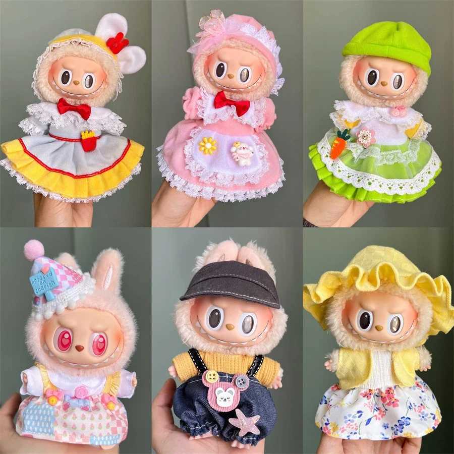 Mini DollS Clothes Outfit Accessories For Korea Kpop Exo 15-17cm Labubu Idol 10cn cotton doll replacement suit Clothing GiftT250313