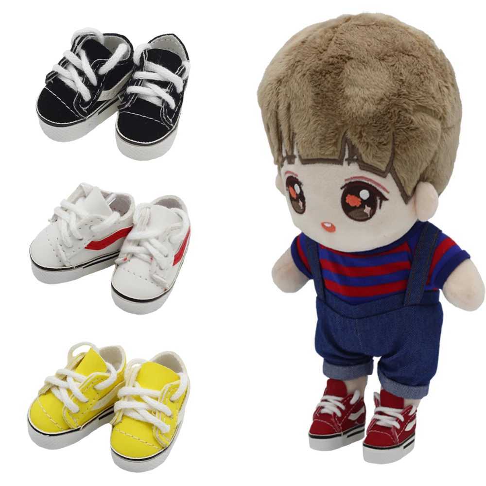 4*1.8cm Doll Boots Toy Shoes for 17cm Labubu Macaron 15cm EXO Dolls1/6 BJD Doll Shoes Accessories Doll ToysT250313