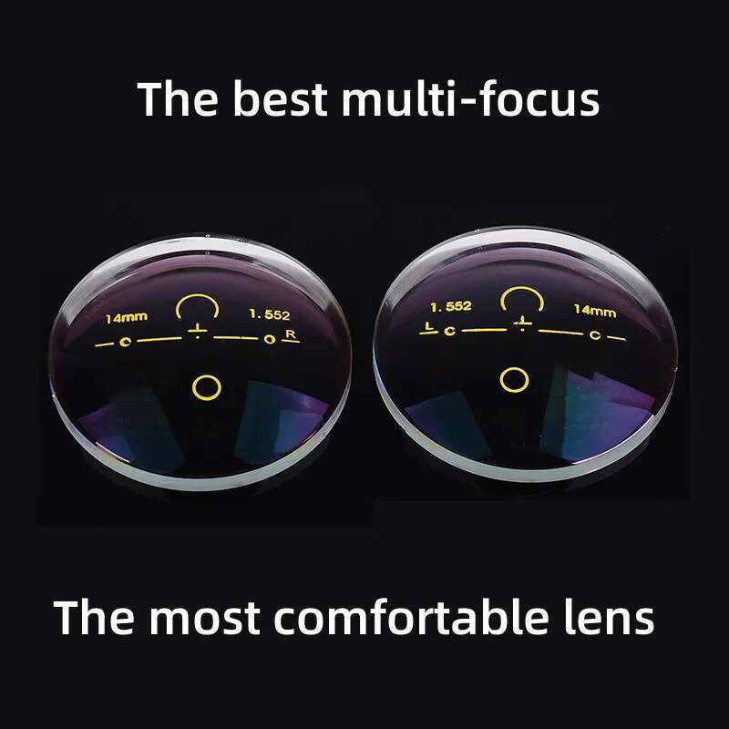 HD Progressive Multifocal lenses 1.56/1.61/1.67/1.74 Anti-reflective Wear-resistant Near And Far Optical Prescription Lenses