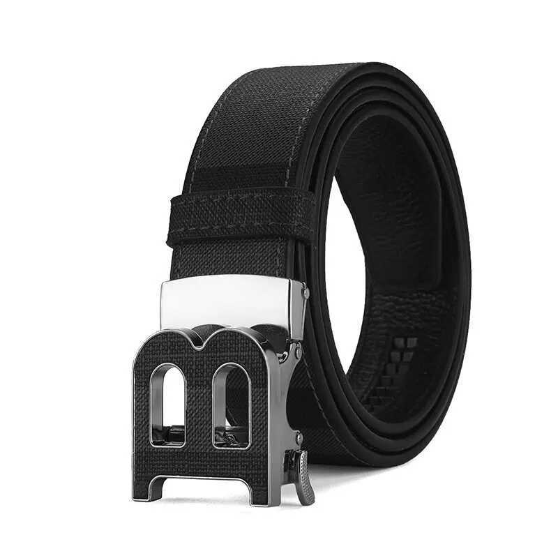 High quality designer mens belt luxury brand M belt mens jeans real belt X250314