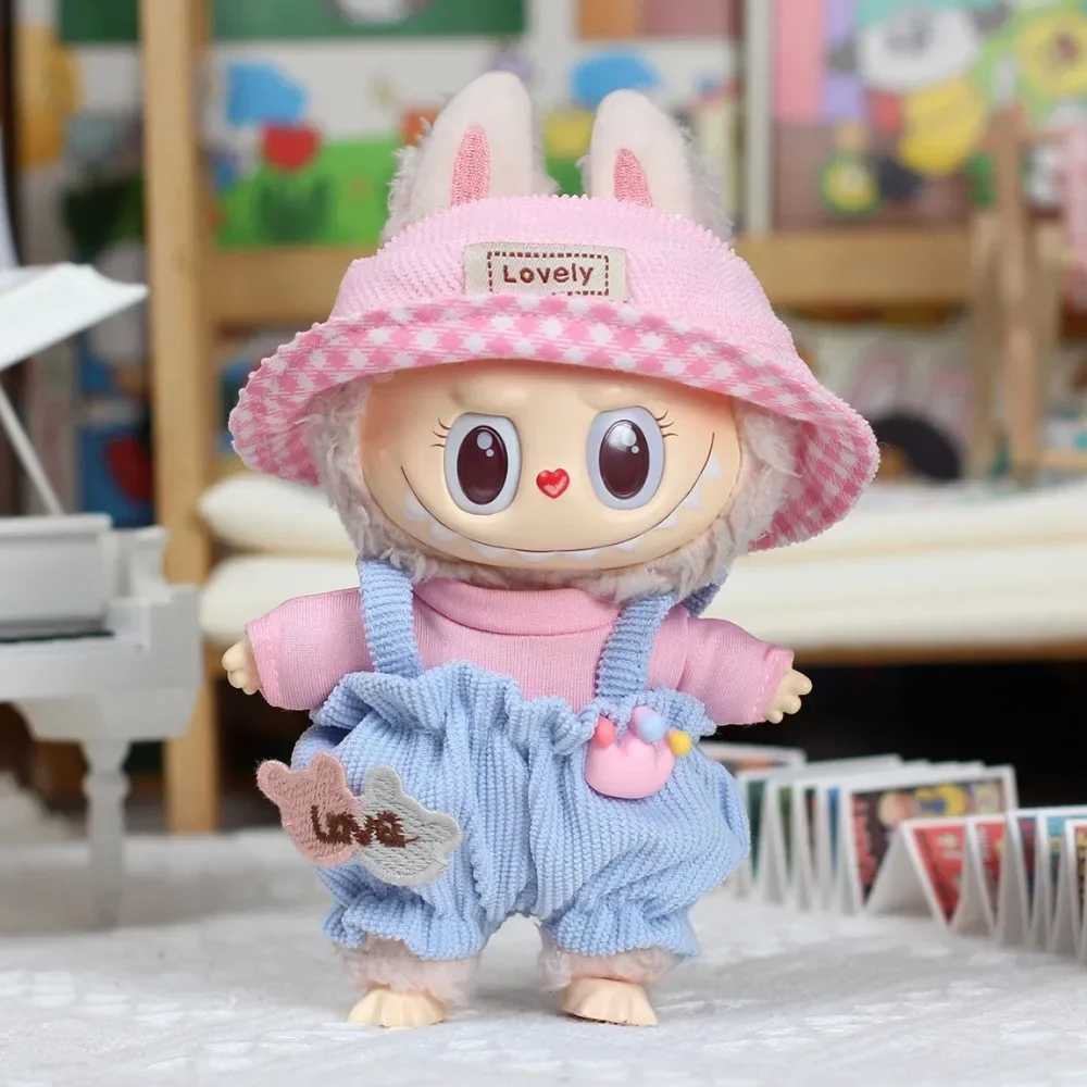 17cm Labubu Doll Only Clothe Suprem Cute Plush Dolls Clothes Outfit Accessories for Clothing Set Multi Color Cute DecorationT250313