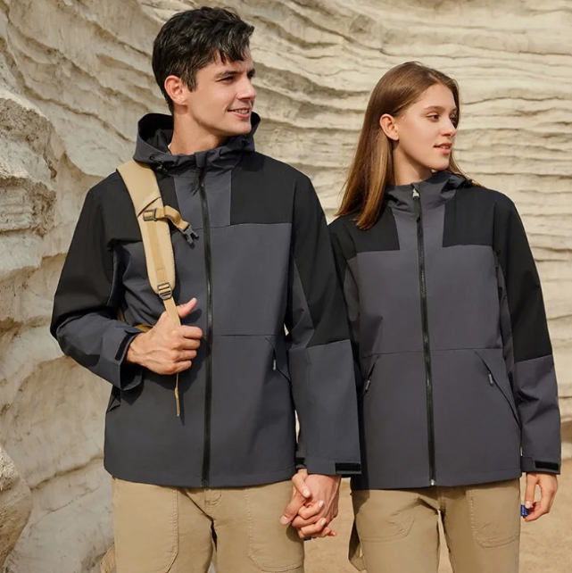 Men's Fashion Mountaineer Jacket - Durable Windproof #QTA55 Outerwear for Hiking & Cycling Activities