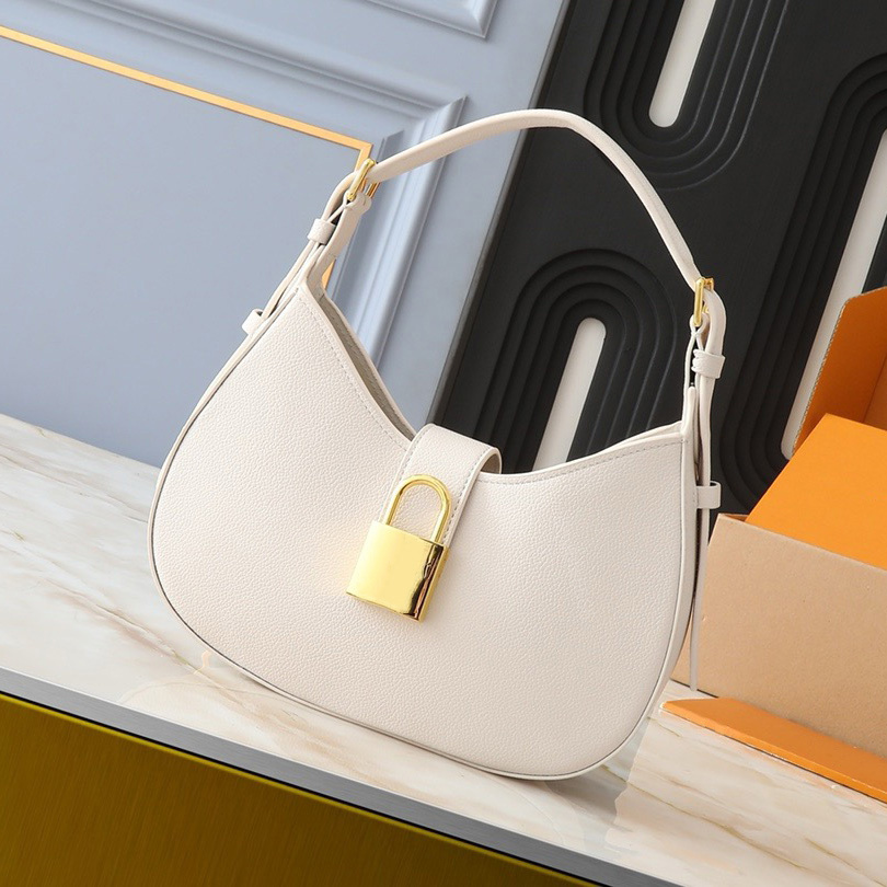 Designer shoulder bag Classic Black Luxury Handbag Underarm Bag Cross Gold Padlock Wallet Particle Calf Leather Bag lady Lock bag Commuter Bag travel bag