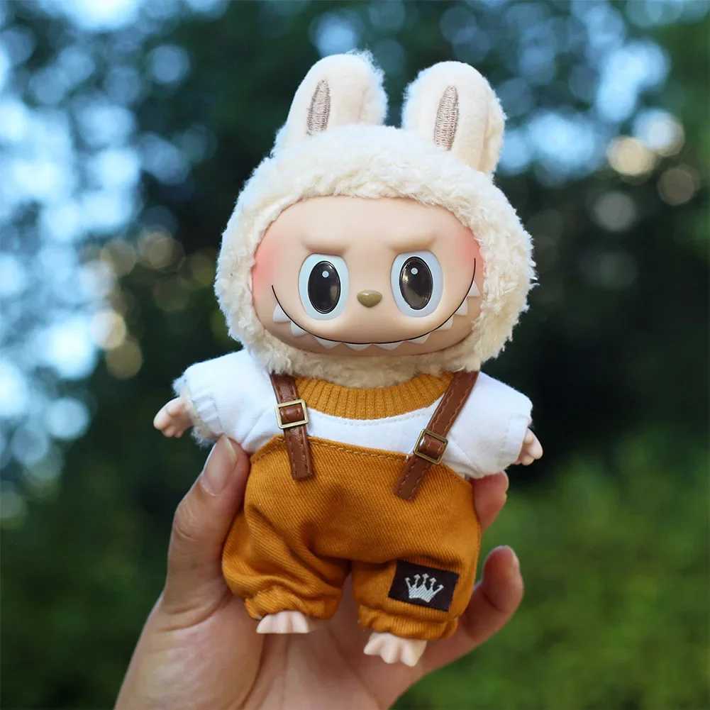 17cm Labubu Doll Clothing Fashion Hoodie Doll Accessories Cute Decoration Stylish Clothes ropa Labubu OutfitT250313