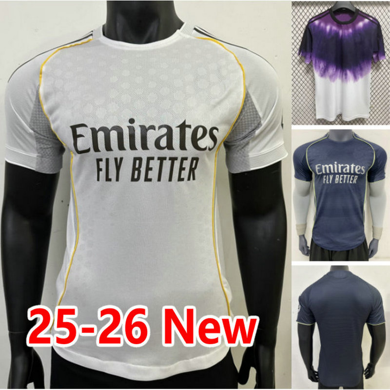 2025 MBAPPE BELLINGHAM soccer jerseys CAMAVINGA Fans Player 25 26 HOME AWAY MODRIC VINI JR football shirt VALVERDE TCHOUAMENI camisetas de futol men kids uniforms