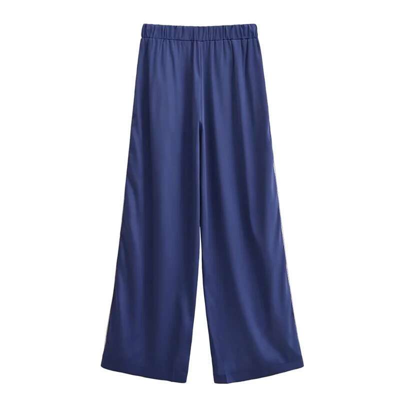 Side Stripe Pants Sets For 2 Pieces 2025 New Fashion Zipper Jacket Coat Suit Casual Two Piece Set Women Outfit