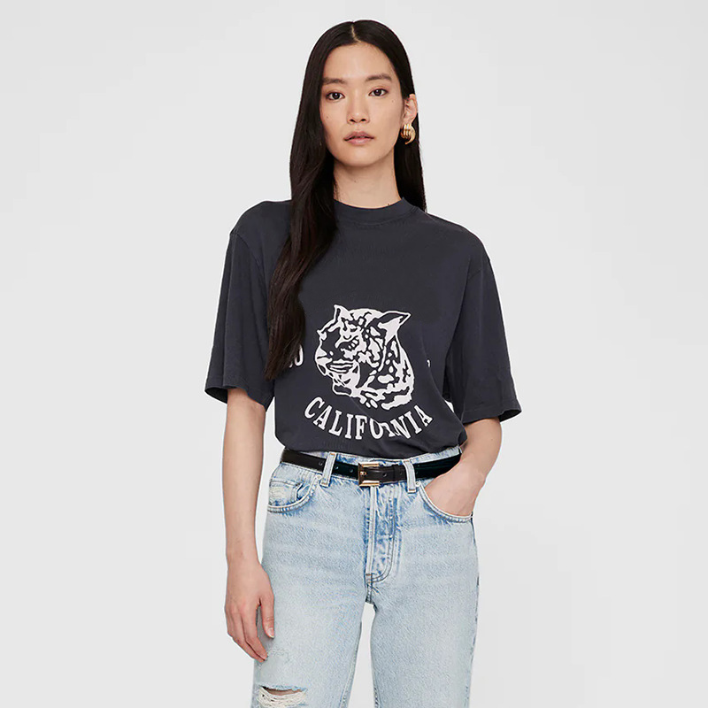 25ss new printed tees women designer round neck short sleeved t-shirt summer bing cotton fashion t shirts tops