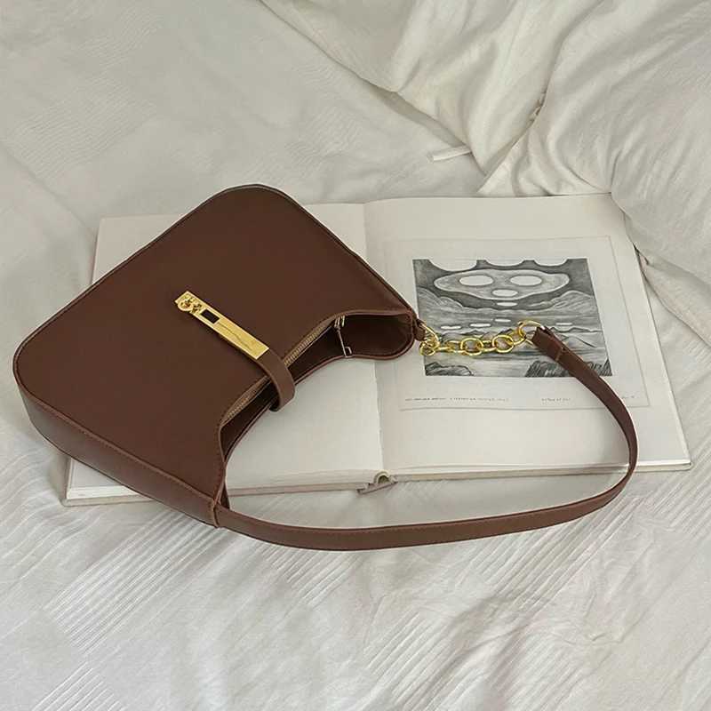 Small Designer Luxury Bag Female PU Leather Single Shoulder Underarm Bag For Women Fashion Versatile Handbag With Advanced Sense Y250528