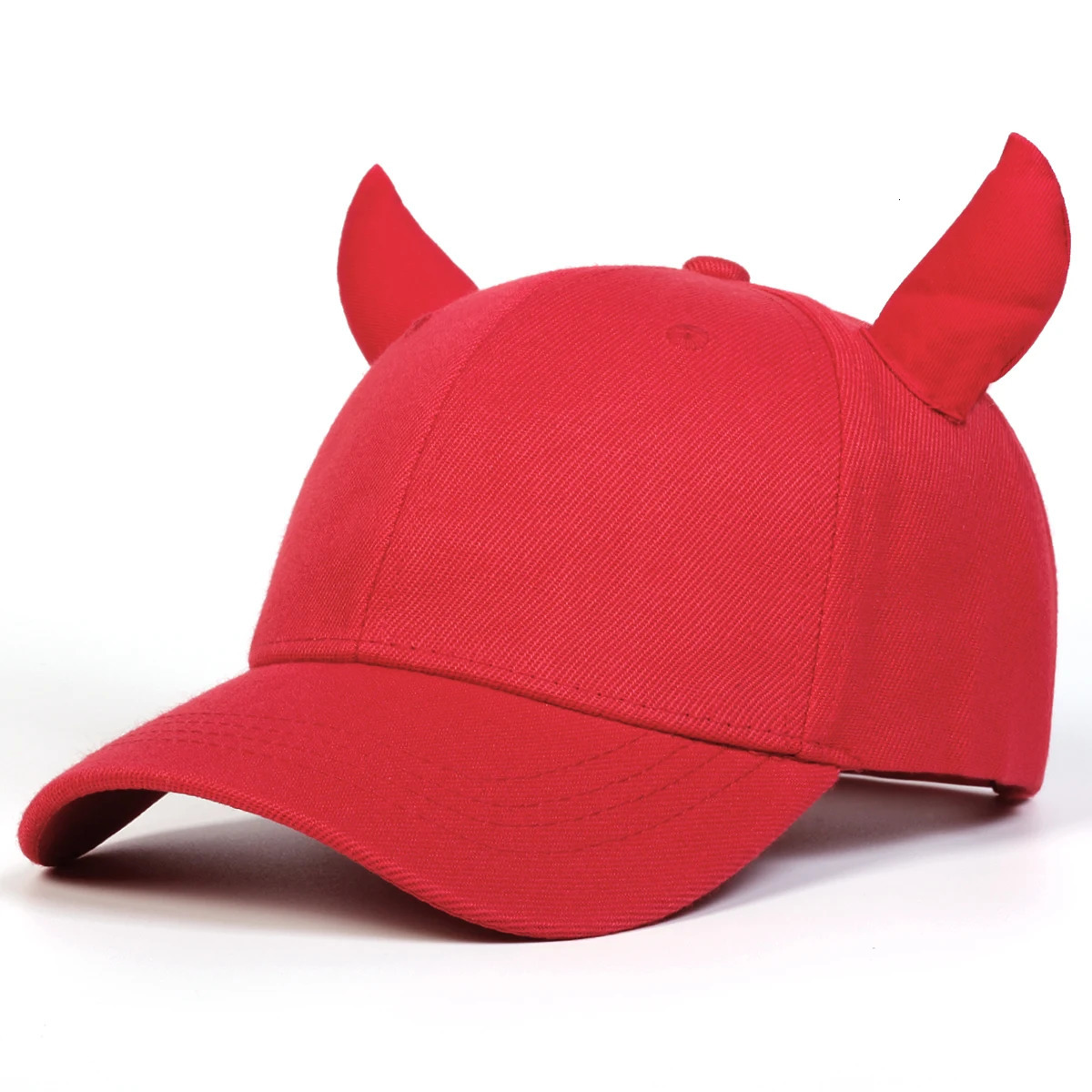 Unisex Personalized Bull Horn Baseball Caps Spring Autumn Outdoor Adjustable Casual Hats Sunscreen Hat 250313
