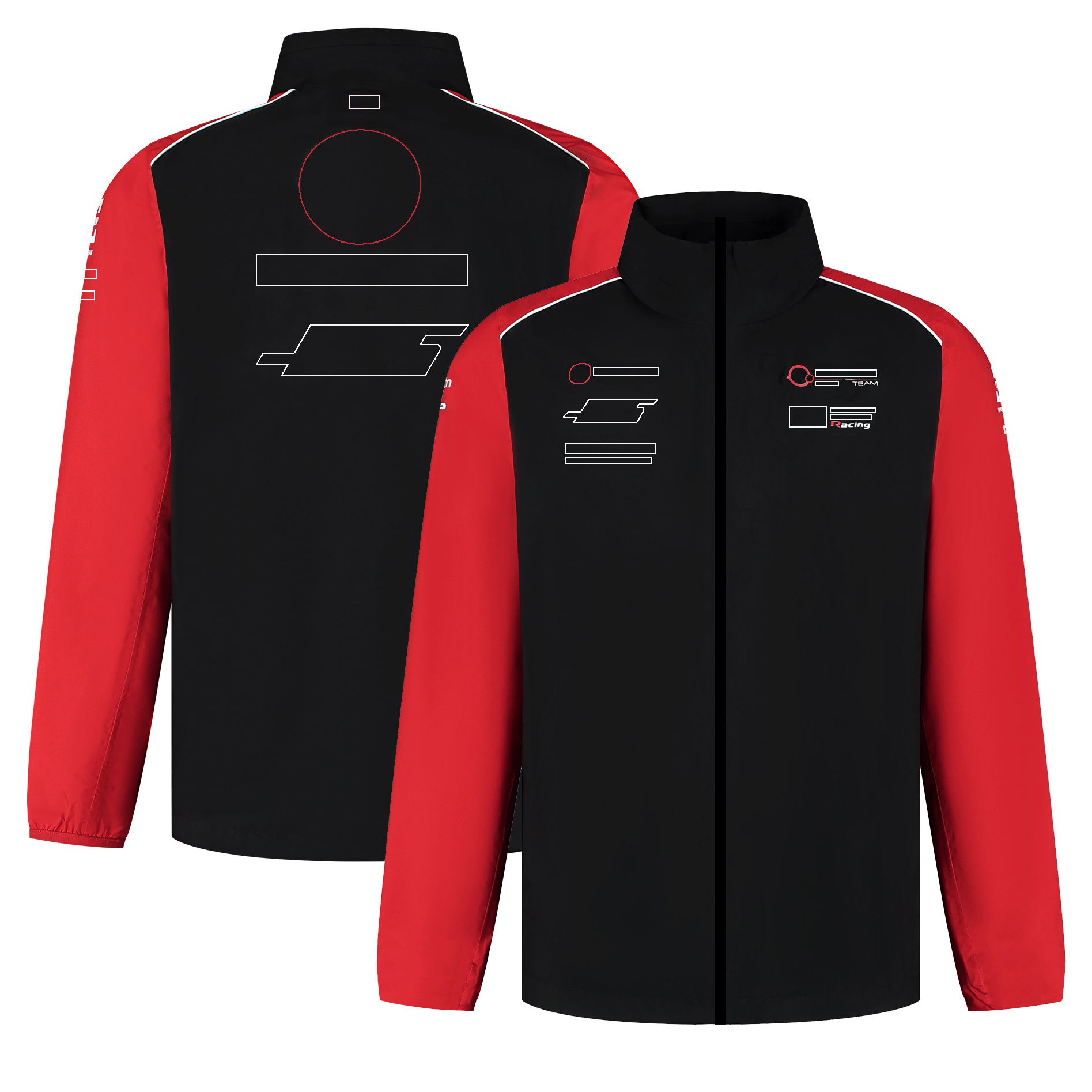 2025 F1 Racing Suit Mens Formula 1 Team Soft Shell Jacket New Season Driver 1/4 Zip Pullover Midlayer Sweat Plus Size Custom free shipping