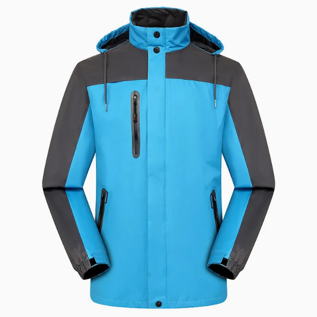 Men's Fashion Mountaineer Jacket - Durable Windproof Outerwear for Hiking & Cycling Activities