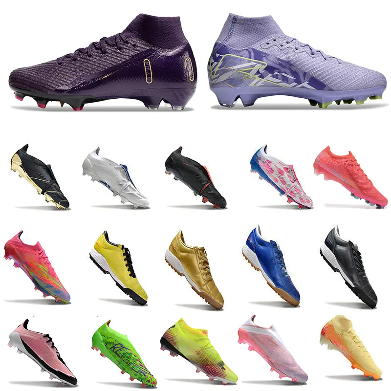 2025 Mbappes Mens Kids Shoes Cosmic Mercuri Vap0r 16 Superfiy 10 X Elite United Soccer Cleats Dream Speed 009 Grand Purple Football Boots