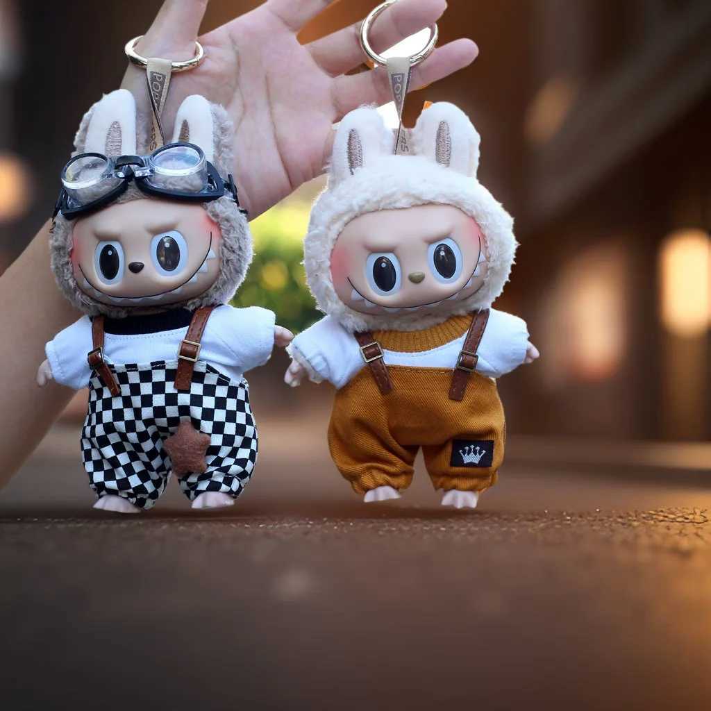 17cm Labubu Doll Clothing Fashion Hoodie Doll Accessories Cute Decoration Stylish Clothes ropa Labubu OutfitT250313